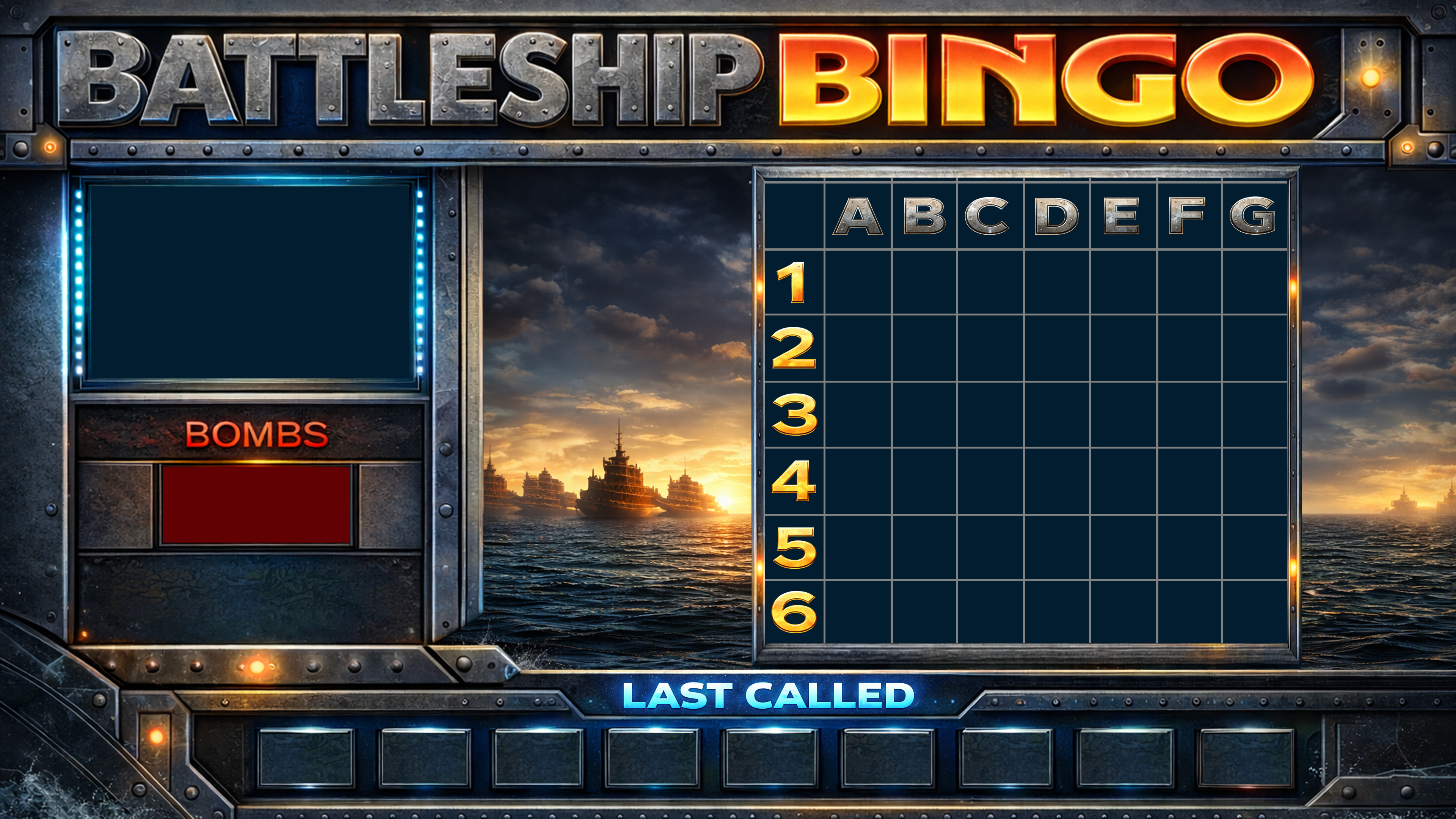 Battleship Bingo Background