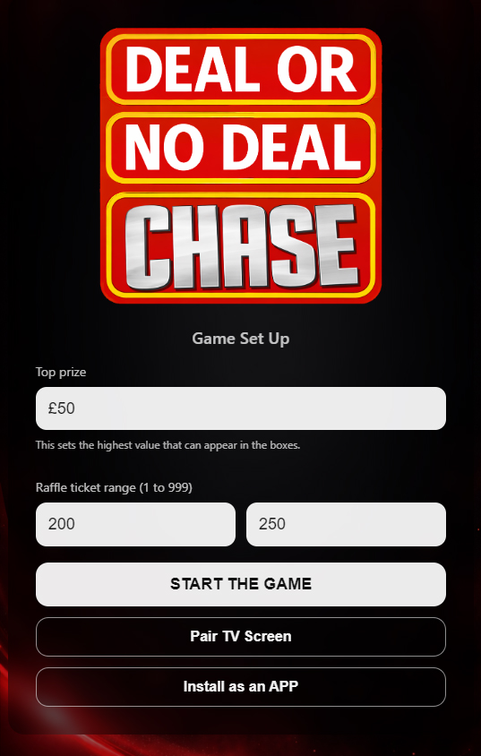 Set up the game