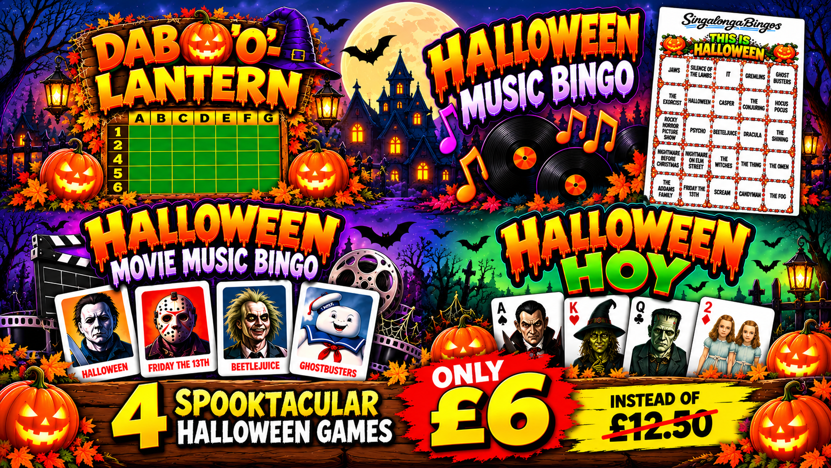Halloween Games Bundle - four games for £6